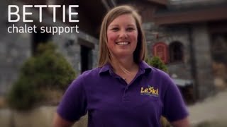 Meet Bettie Chalet Support in La Tania for Le Ski [upl. by Daugherty]