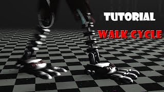 How to make a Walking Cycle  Source Filmmaker tutorial [upl. by Buiron]