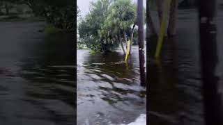 Hurricane Helene  Driving on Flooded Streets in Englewood Florida [upl. by Tallbott]