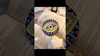 DIY evil eye wall hanging viral shorts shortvideo youtubepartner youtubeindia shivaniarts yt [upl. by Nadnarb]