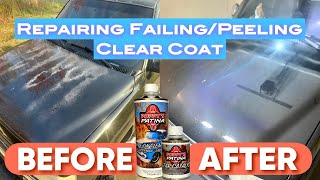 Repairing FailingPeeling Clear Coat with Poppys Patina WipeOn Clear Coat [upl. by Ynolem]