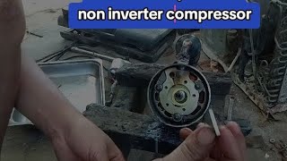 mechanical parts of non inverter compressor [upl. by Encratis]