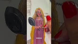 Pov you’re an artist in medical school 🩺💀 creative art tangled rapunzel [upl. by Alaster]