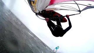 Windsurfing Ouddorp Oosterbank waveriding and loopings on perfect lines [upl. by Nalced766]