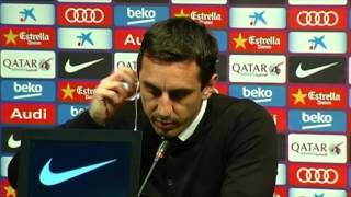 Gary Neville on Valencias gameplan at Barcelona [upl. by Eednyl]