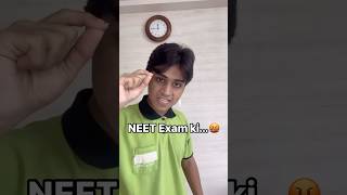 NEET EXAM KI🤬 jee jeemains neet jeeadvanced iit aiims student mbbs engineer exam [upl. by Linis643]