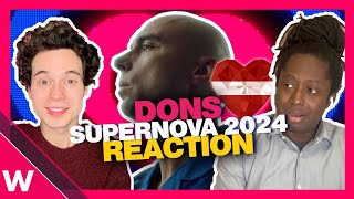 🇱🇻 Dons  Hollow REACTION  Latvia Supernova 2024 [upl. by Arfihs]