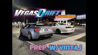 Getting the byvintaj BRZ Ready for Vegas Drift [upl. by Jonell579]