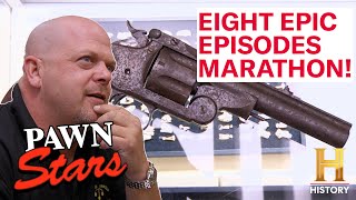 GREATEST PAWN STARS MARATHON OF ALL TIME 8 More EPIC Episodes [upl. by Sadick961]