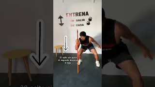 5 ejercicios para piernas y glúteos con un palo de escoba ￼ ejercicios [upl. by Lerraj534]