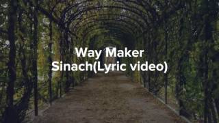 Sinach  Way Maker with lyrics Gospel [upl. by Ykciv551]