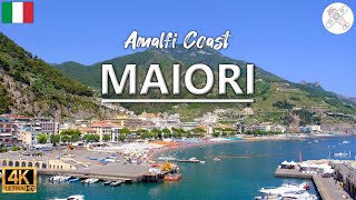 MAIORI │ ITALY Day trip to charming Maiori in the Amalfi Coast Colorful 4K images [upl. by Alidis]