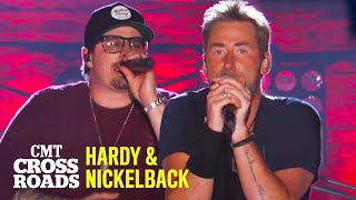 HARDY amp Nickelback quotRockstarquot Mashup  CMT Crossroads [upl. by Assirhc]