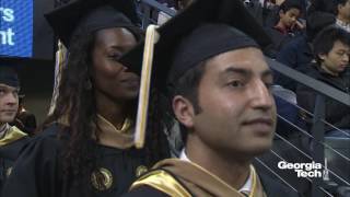 Georgia Tech Doctoral and Masters Ceremony 2016 Fall Commencement [upl. by Bunni]