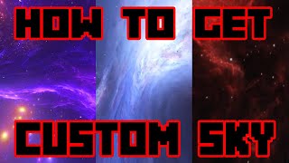 How to get custom sky in minecraft 189 [upl. by Carlen]