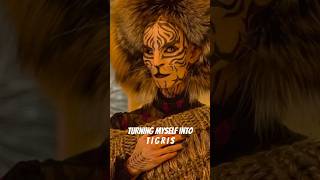 TIGRIS 🖤🐅 MAKEUP TUTORIAL thehungergames tigris creativemakeup character makeup [upl. by Nueoht109]