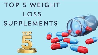 Top 5 Over the Counter Weight loss pills of 2024 [upl. by Ahsinert]