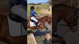 Amazing horse riding falling horse horseriding jumping pony failarmy funny shorts [upl. by Rooke933]