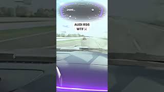 Insane Speed Unleashed Audi RS6 Hits 400 KMH on German Autobahn 🚀🔥 audio autobahn topspeed [upl. by Frans]