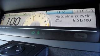 Renault Scenic III 14 Tce Fuel consumption at 100 km  h [upl. by Ennoryt]