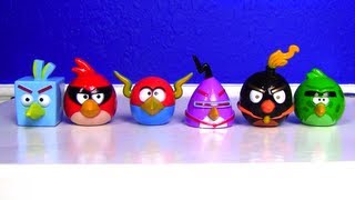 AWESOME Angry Birds SPACE toy with red LASER [upl. by Worrad]