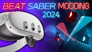 Latest 2024 Beat Saber Modding Guide For Quest [upl. by Tessler]