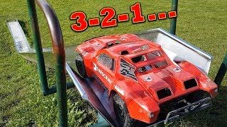 EPIC RC Car Playground  Traxxas Slash 4x4 VS TRX4 [upl. by Madel]