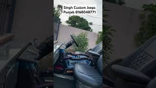 Fully loaded open close luxury jeep with sound system shorts youtubeshorts modified thar army [upl. by Retsam]