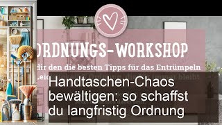 Handtasche organisieren und reinigen Unsere TopTipps Cleanipedia DE Cleanipedia Cleanipedia [upl. by Ettevi]