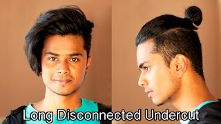 Long Disconnected Undercut  Mens hairstyling tutorial [upl. by Marabel]