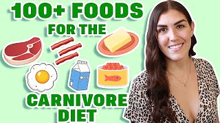 ULTIMATE Carnivore Diet Food List Best Foods for the Carnivore Diet [upl. by Rizika]