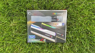 GSkill Trident Z5 RGB Black 32GB 2x16GB 7200MHz DDR5 CL34  Unboxing [upl. by Norac]