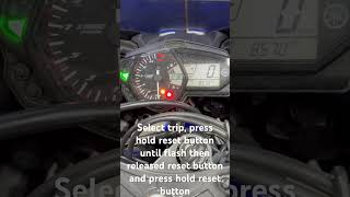 Yamaha r3 service light reset oil light reset [upl. by Owen]