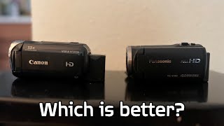 Canon Vixia HF R400 vs Panasonic HCV180K  Which is better [upl. by Isbel]