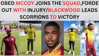 Obed McCoy is backJamaica Scorpions vs Leeward Islands Hurricanes recap [upl. by Ajnotal345]