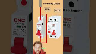 Electric connection Rccb connection diagram [upl. by Releehw]