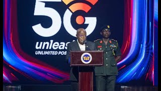 What President Akufo Addo said at 5G rollout [upl. by Eniamej]