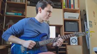 Pink Floyd  Comfortably Numb Ending Solo  Cover by Nikos Galanos [upl. by Odraude]