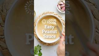 Easy Peanut Sauce [upl. by Badr211]