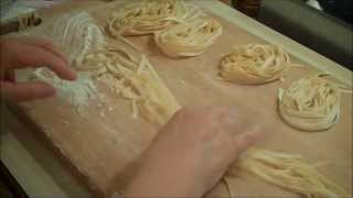 Aunt Duddie Makes and Cuts Pasta Fresca [upl. by Yokum596]