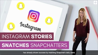 Instagram Stories is Snatching Snapchatters [upl. by Adnarram]