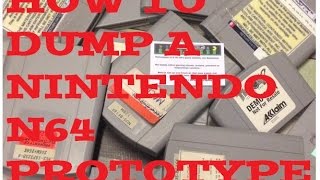 How To Dump A Nintendo N64 Prototype [upl. by Giarla234]