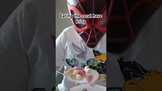 The ASMR cereal freecomedy cereal themanniishow food funny memes mukbang [upl. by Gypsie238]