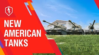 WoT Blitz New American Heavy Tanks Meet the Yohs [upl. by Lemaj]