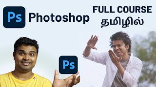 Photoshop Tutorial for beginners in Tamil 2024  Full Course for Beginners  UI design [upl. by Namruht]