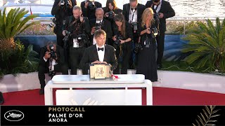 PALME DOR – Photocall – PALMARES – English – Cannes 2024 [upl. by Orest]