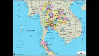 THAILAND MAP AND TRAVEL GUIDE [upl. by Zakaria686]