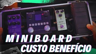 MINIBOARD Só COM PEDAIS CHINESES pedalboard custobeneficio [upl. by Ashjian]