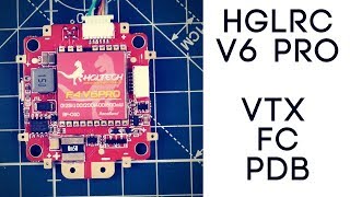 HGLRC F4 V6PRO  Overview and Setup Guide [upl. by Tezzil]