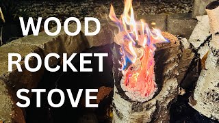 How To Make A Wooden Rocket Stove Fast [upl. by Anniahs318]